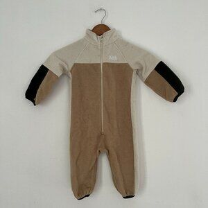 Kith Infant Fleece Zip Front Long Sleeve Coverall